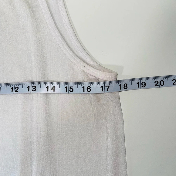 Maurices 24/7 White Halter Neck Crinkle Tank Top Medium Women’s - Picture 8 of 12